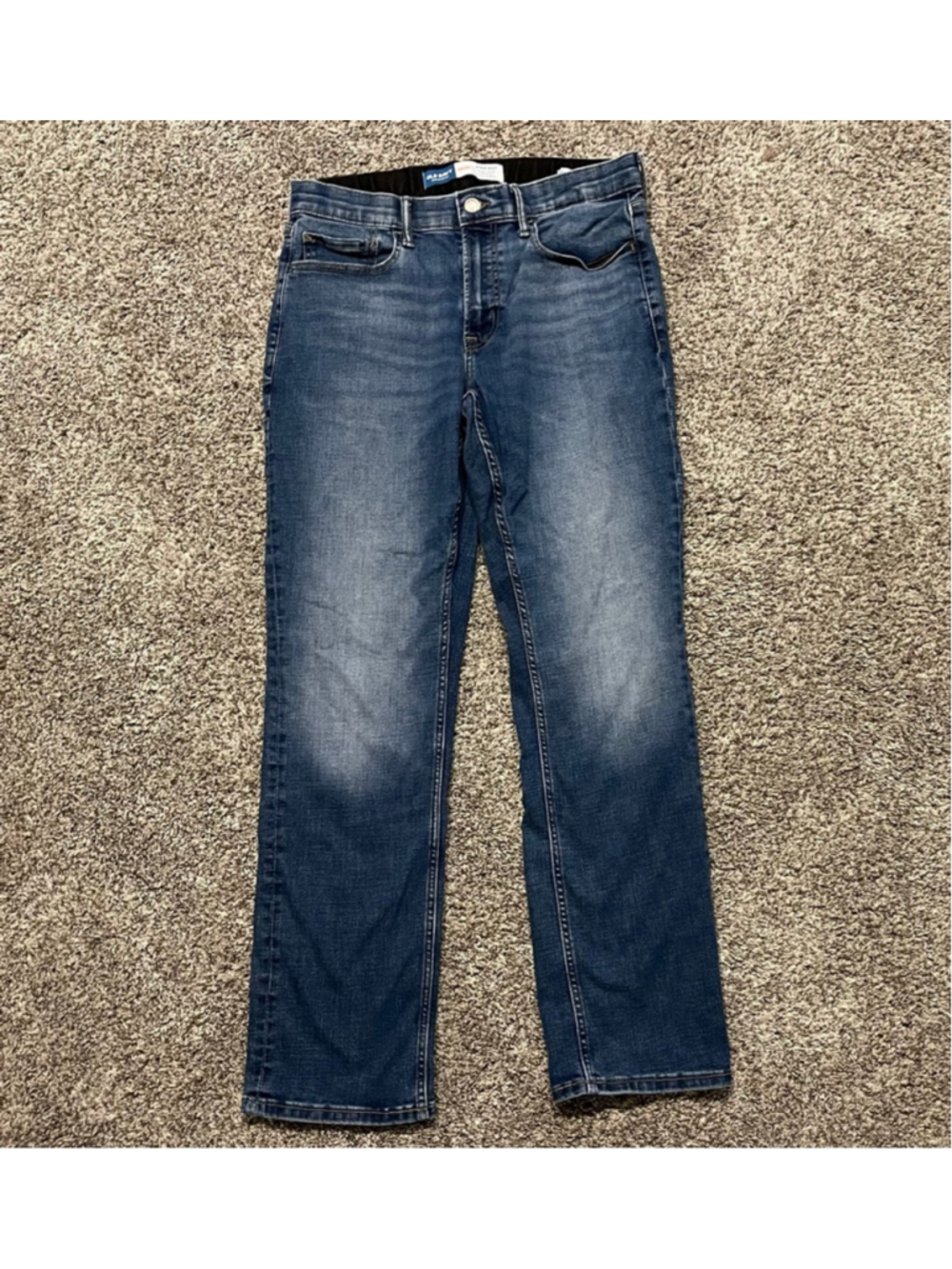 Old Navy Men’s Straight Jeans, Size 32, 32” Inseam, EUC
